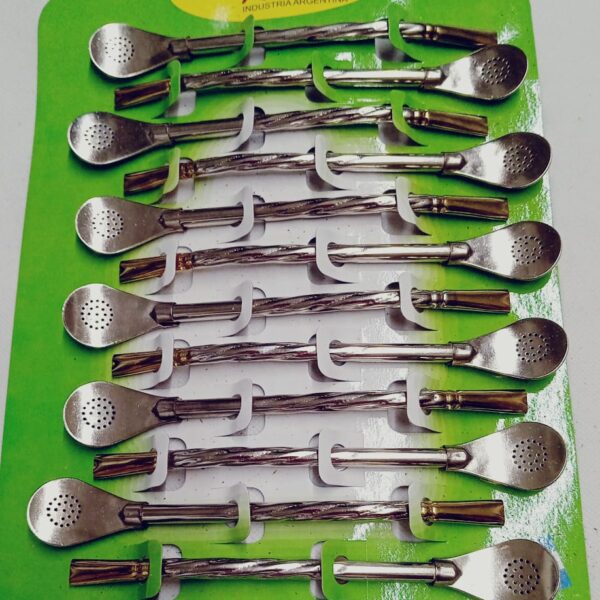 Bombilla Pala Ancha Del Rosario x12