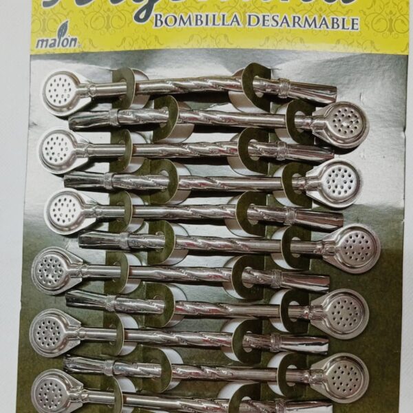 Bombilla Desarmable Argentina Malon x12