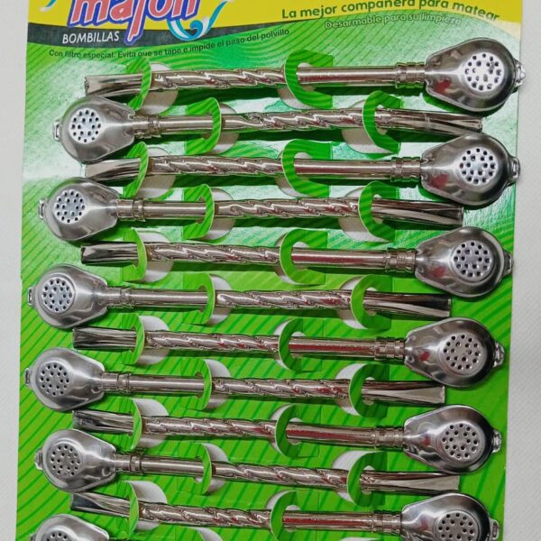 Bombilla Desarmable Larga Malon x12