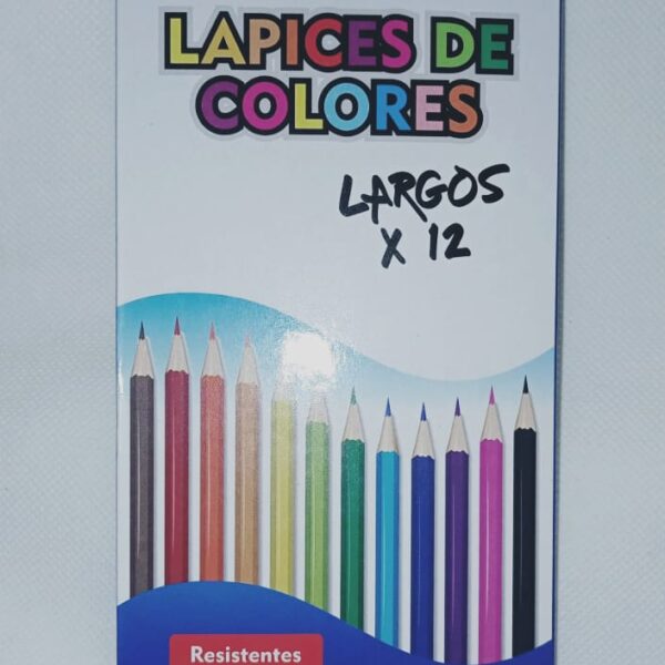 Lapiz de Colores Largo x12