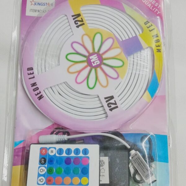 Luz de Neon RGB c/control 5 Mts