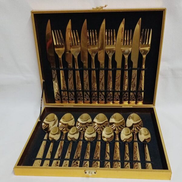 Set de Cubiertos- Excelente Calidad x24 Unidades y Estuche Reforzado Consultar Otros Colores