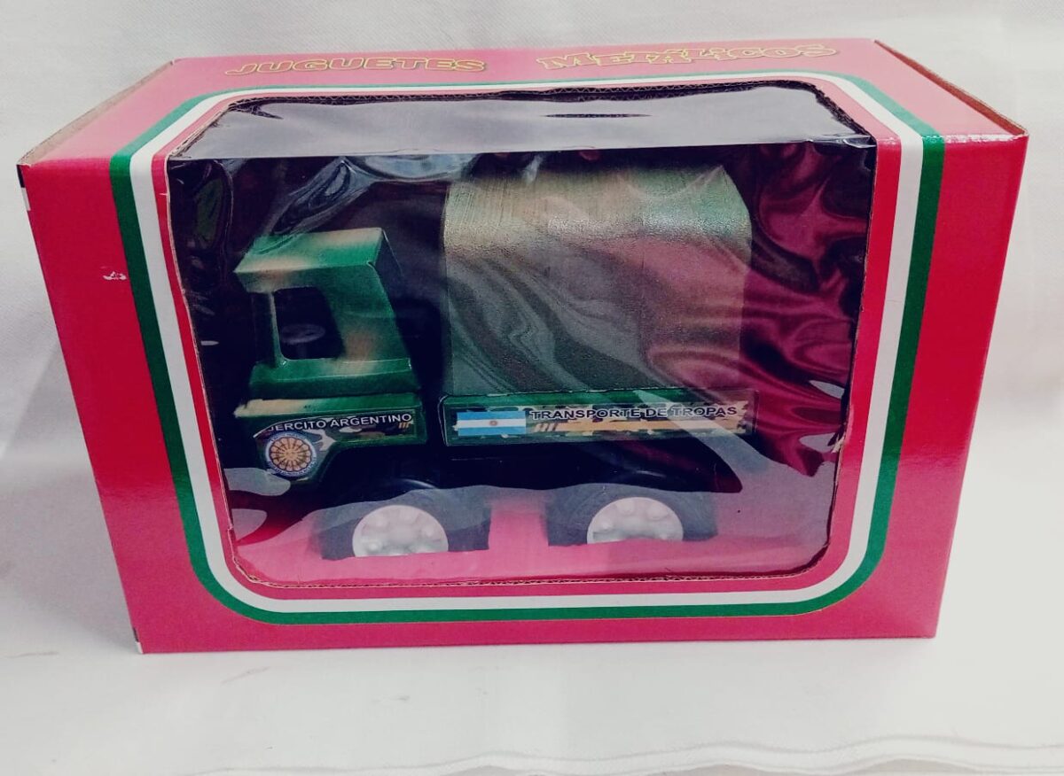 DIA DEL NIÑO! Camion Ejercito Argentino Grande Fabricado en Chapa