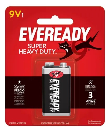 Bateria 9v Eveready