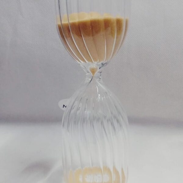 Reloj de Arena de Vidrio