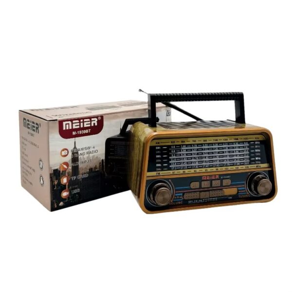 Radio Vintage Rec AM/FM COD M-1939BT