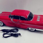 Auto Parlante con Bluetooth Recargable Luces y Sonido Tipo Arranque y Alarma