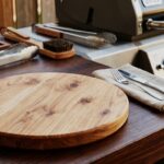 Tabla de Madera Redonda 24cm de Diametro