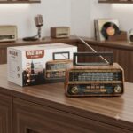 Parlante Radio Vintage Rec AM/FM COD M-1939BT