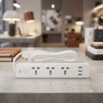 Alargue de 3 Tomas Electrico,USB y Tipo C