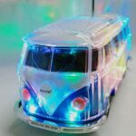 Parlante Micro con Bluetooth Recargable Luces y Sonido Tipo Arranque y Alarma