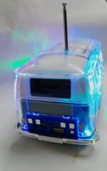 Parlante Micro con Bluetooth Recargable Luces y Sonido Tipo Arranque y Alarma - Imagen 3
