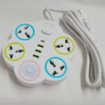 Alargue 3 en 1 USB Tipo C y 3 Patas Flor