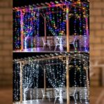 Cortina de Luces 3x3 Mts Led a 220v Calido